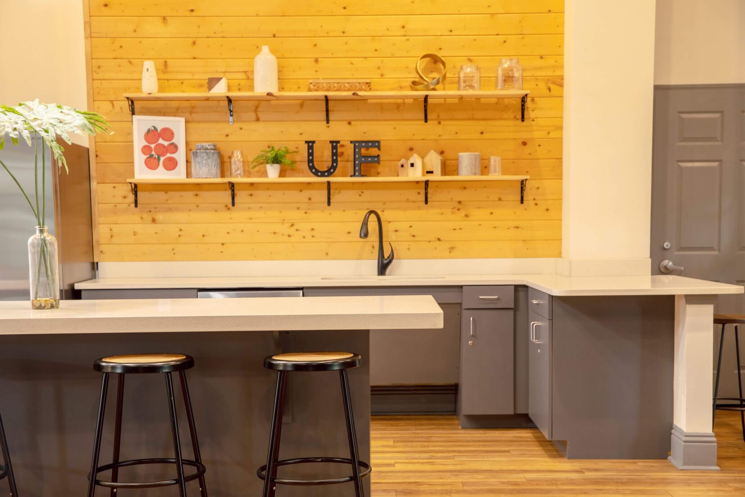 kitchen area in student housing near UF