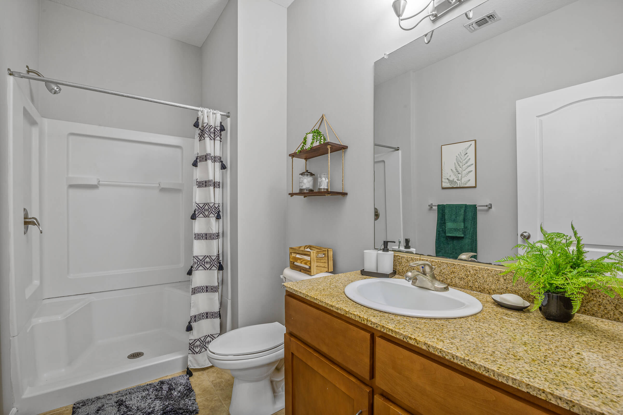 bathroom in gainesville student apartment