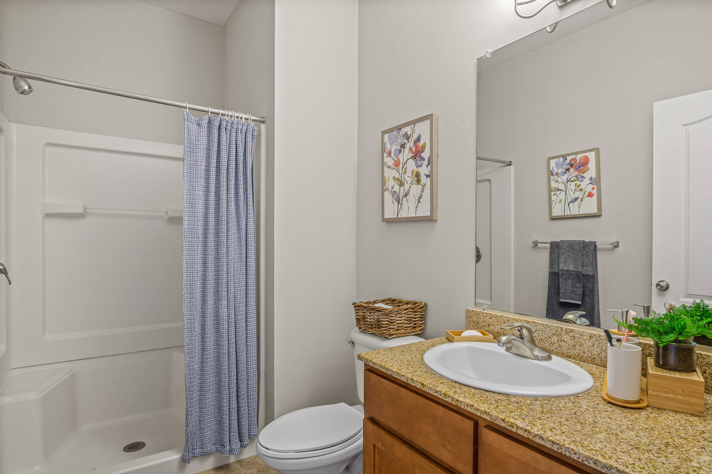 bathroom in gainesville student apartment